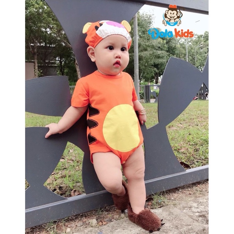 Body suit cho Bé - Body chip hình thú CAO CẤP hình thú dễ thương
