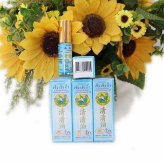 1 lốc 12 chai dầu gió lăn cheng cheng thái lan xanh 5ml