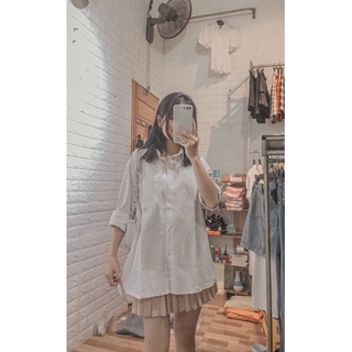 áo sơ mi hai màu