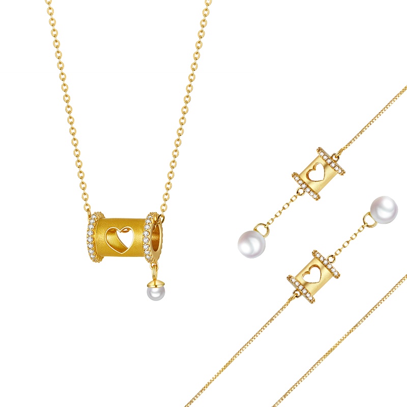 Vòng cổ BAMOER bạc 925 kiểu dáng thời trang xinh xắn cho nữ