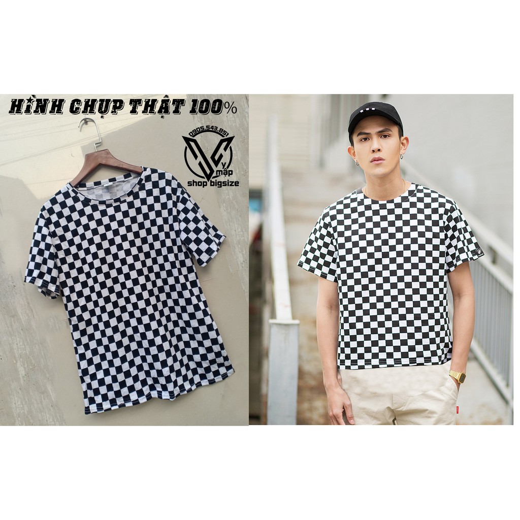Áo thun caro trẻ em và người lớn đủ size 20-70kg