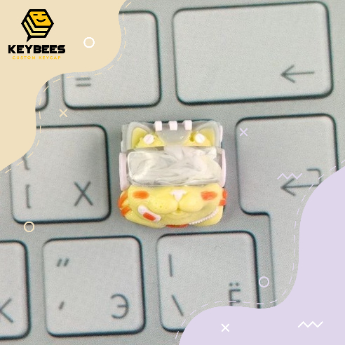 Artisan Keycap - Nút bàn phím cơ resin handmade Felix Kẹo Xoài