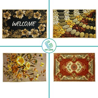 Thảm chùi chân 💖 40x60cm💖thảm chùi chân 3D, tấm trải sàn Gia Long Home
