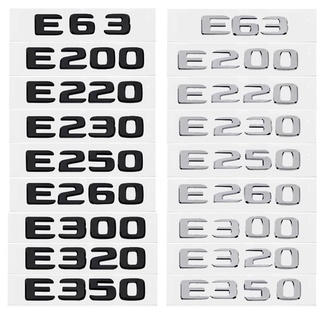 Abs mới cho xe mercedes benz e class e63 e200 e220 e250 e260 e300 e320 e350 e230 e400 e43 e450 e500 e550 e280 chữ xe phía sau thân xe biểu tượng huy hiệu dán