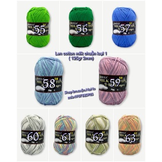 Len milk cotton Mã 1 đến 50