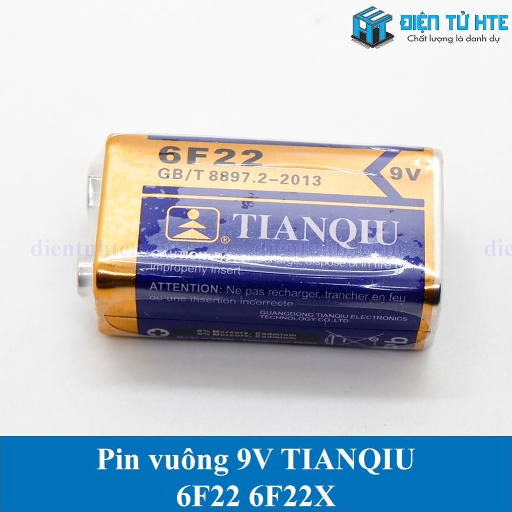 Pin vuông TIANQIU 6F22 6F22X 9V