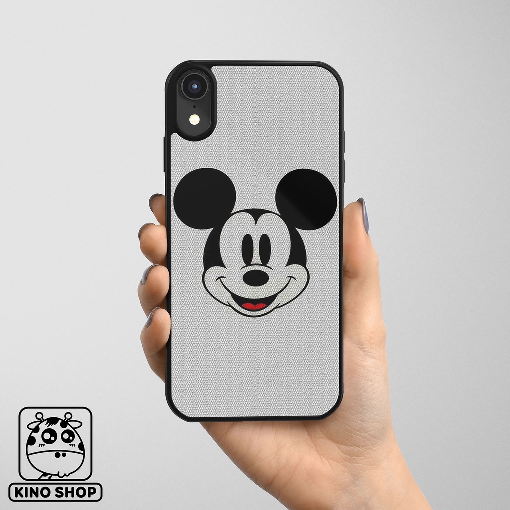 Ốp lưng iPhone KINOSHOP Mickey viền dẻo đen silicon TPU chống ố vàng , chống va đập [ KN103 ]
