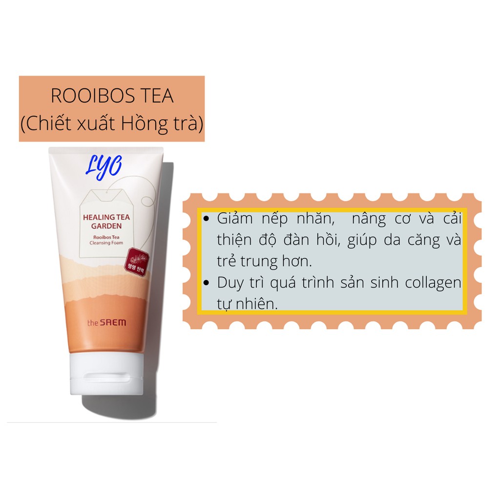 The Saem - Sữa rửa mặt The Saem Healing Tea Garden Cleansing Foam 150ml. | BigBuy360 - bigbuy360.vn
