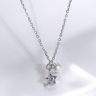 Dây chuyền bạc 925 ❤ FREESHIP ❤ Vòng cổ bạc 925 ngôi sao nhỏ