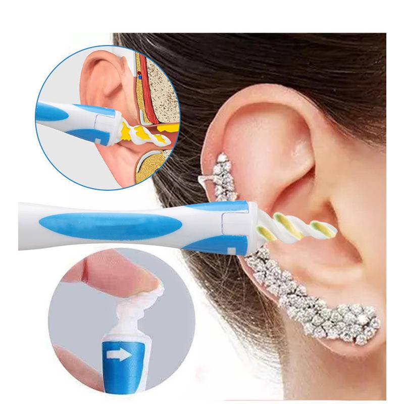 Bộ Dụng Cụ Lấy Ráy Tai 16 Món Bằng Silicone Mềm Mại Chăm Sóc Sức Khỏe