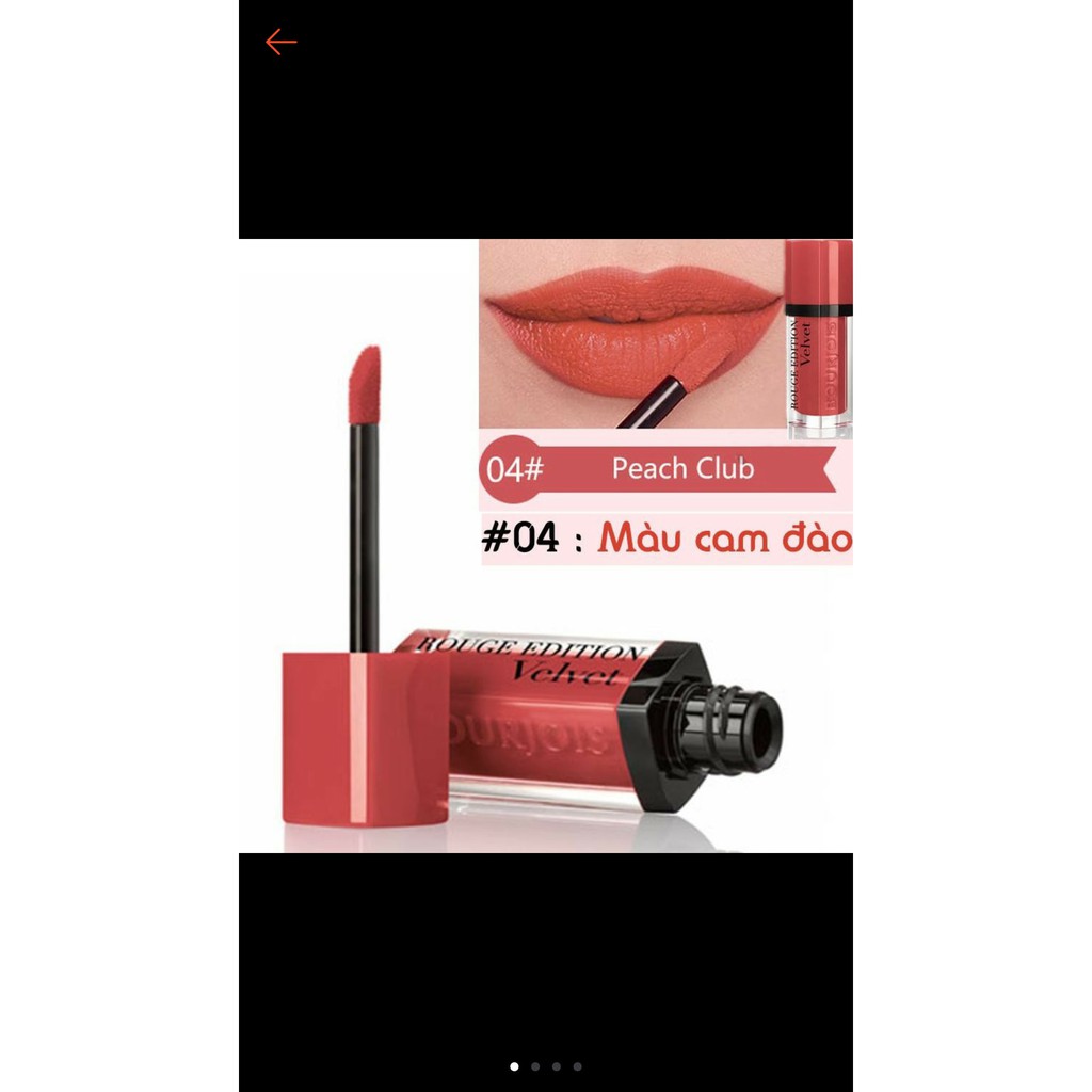 Son kem lì Velvet Bourjois Rouge Edition chính hãng Pháp