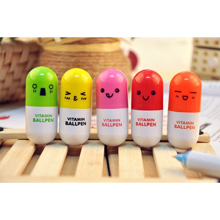 Bút Bi Viên Thuốc Vitamin Cá Tính
