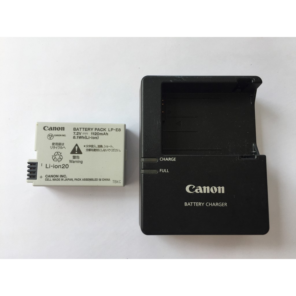 Bộ pin sạc máy ảnh Canon LP E8 550D/600D/650D/700D
