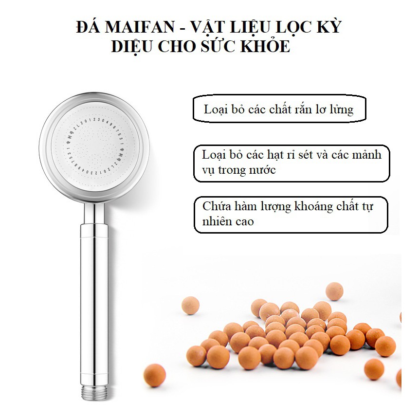 Vòi Sen Tăng Áp Không Dùng Điện, Tăng Áp SIÊU MẠNH Làm Từ Hợp Kim Nhôm