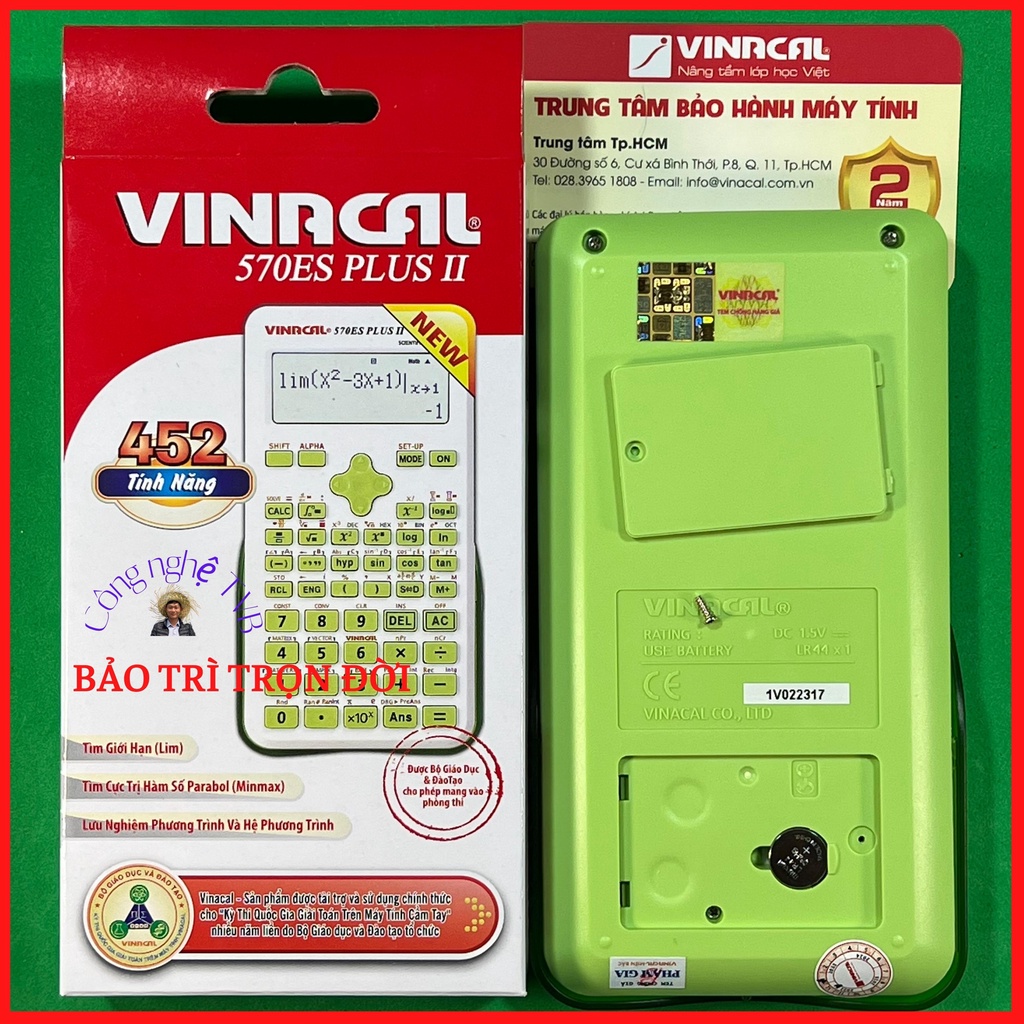 Máy tính Vinacal 570ES Plus II chính hãng