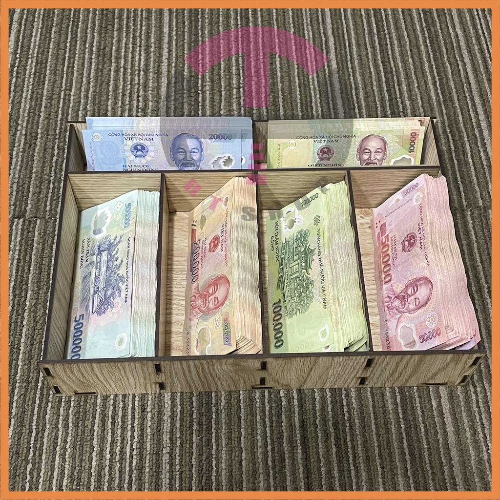 Khây đựng tiền quầy thu ngân - khây chia tiền - TH05