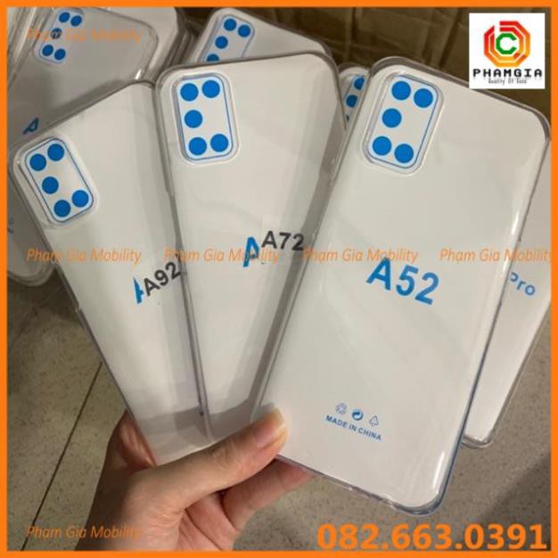 (Có video) Ốp lưng dẻo trong Oppo A52 A92 cao cấp trong, xịn loại 1