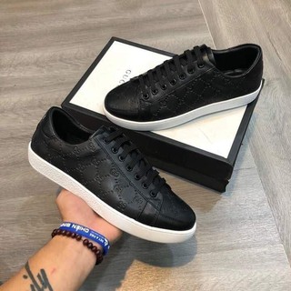 Giày Sneaker Nam Da Trơn Cao Cấp Phủ Lớp NANO Chống Thấm