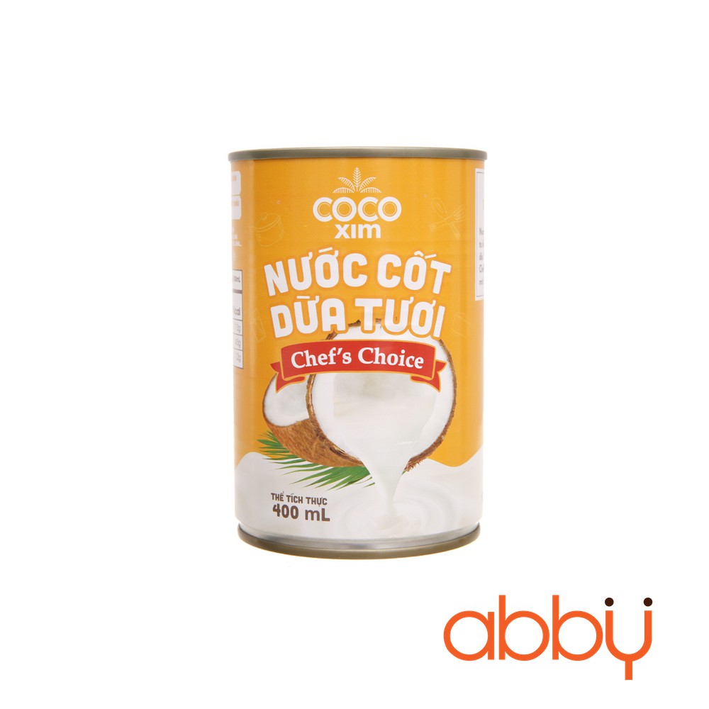 Nước cốt dừa Cocoxim 400ml 2 vị mặn, ngọt