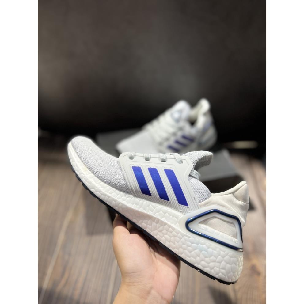 Giày thể thao ULTRA BOOST 2021 grey Xám gót tím đế đen Ultra boost UB 6.0
