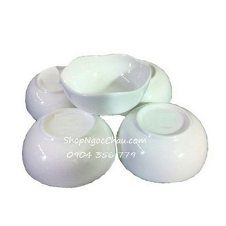 Set 5 bát con hoa mai sứ Minh Long