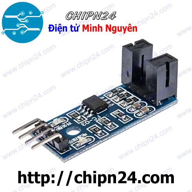 [1 CÁI] Module Cảm biến Hồng ngoại chữ U Hẹp (Mạch cảm biến tốc độ Encoder Hẹp)