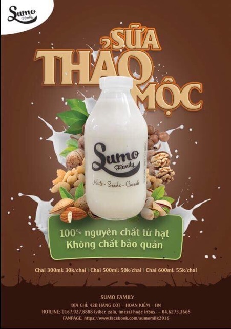 Sữa thảo mộc Sumo milk