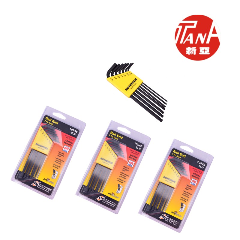 Bộ lục giác đen Bond Hus 10945