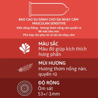 Bao Cao Su Masculan Das Kondom Sensitive