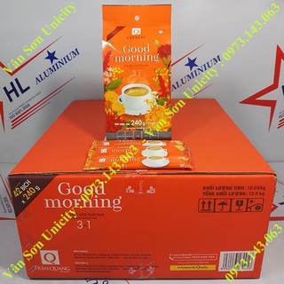 Cà phê sữa Good morning thùng 12 gói