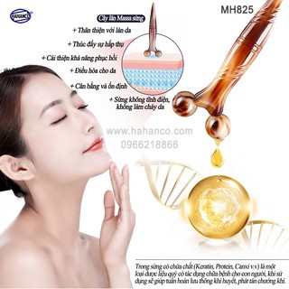 Dụng cụ lăn massage nâng cơ mặt và body bằng sừng ❤️FREESHIP đơn > 50k❤️ MH825 - Made by HAHANCO