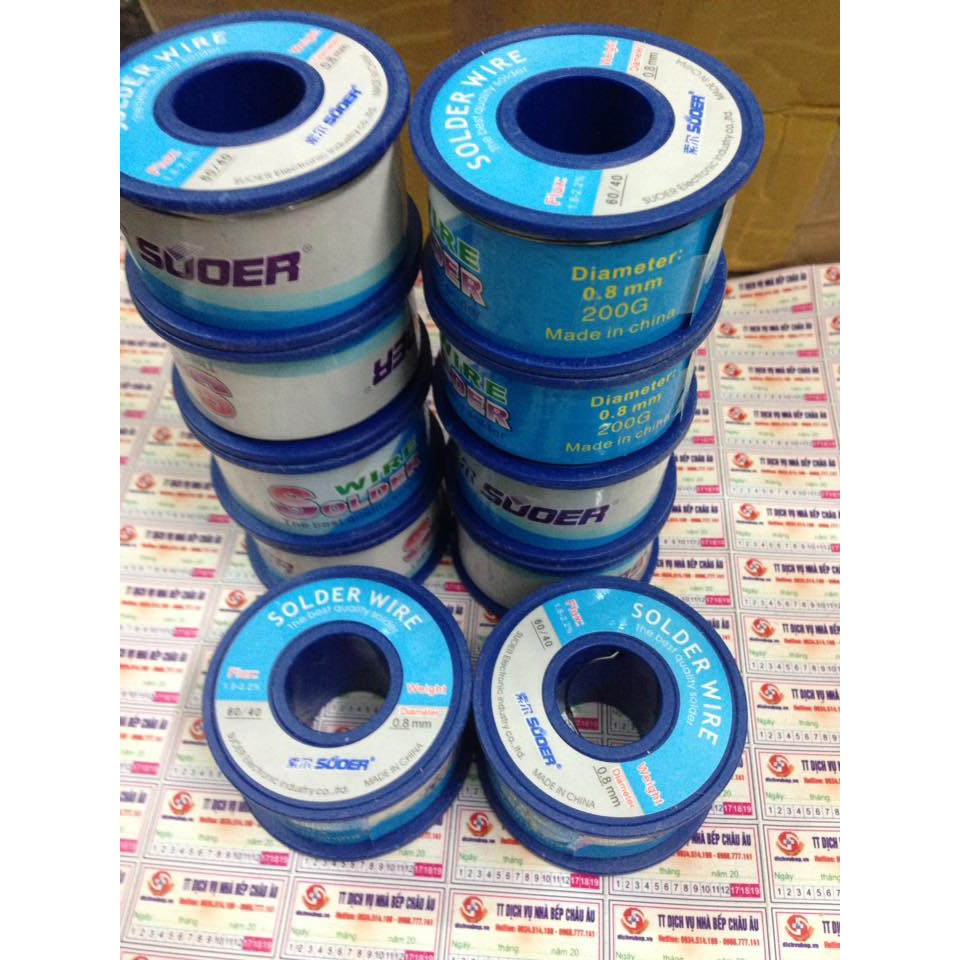 📣📣Thiếc hàn SOLDER WIRE 0.8mm - 100g