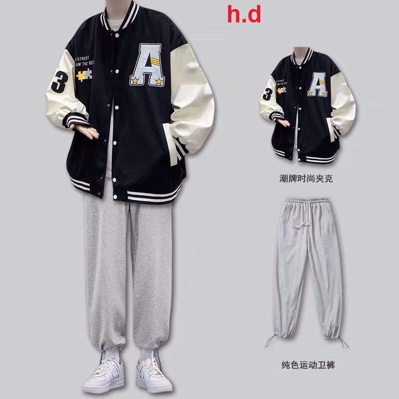 Áo khoác bomber A sao HD12