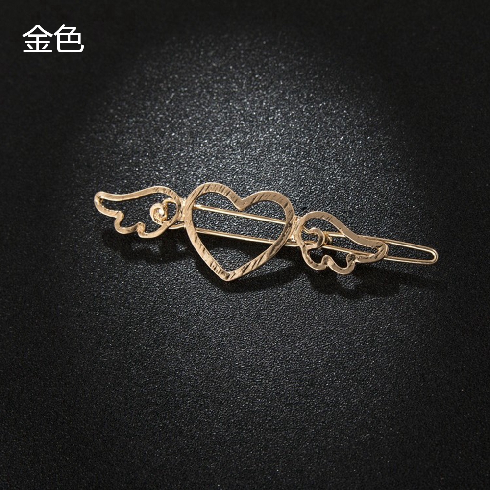 Kẹp Tóc Kim Loại Hình Đôi Cánh Dễ Thương Cho Nữ