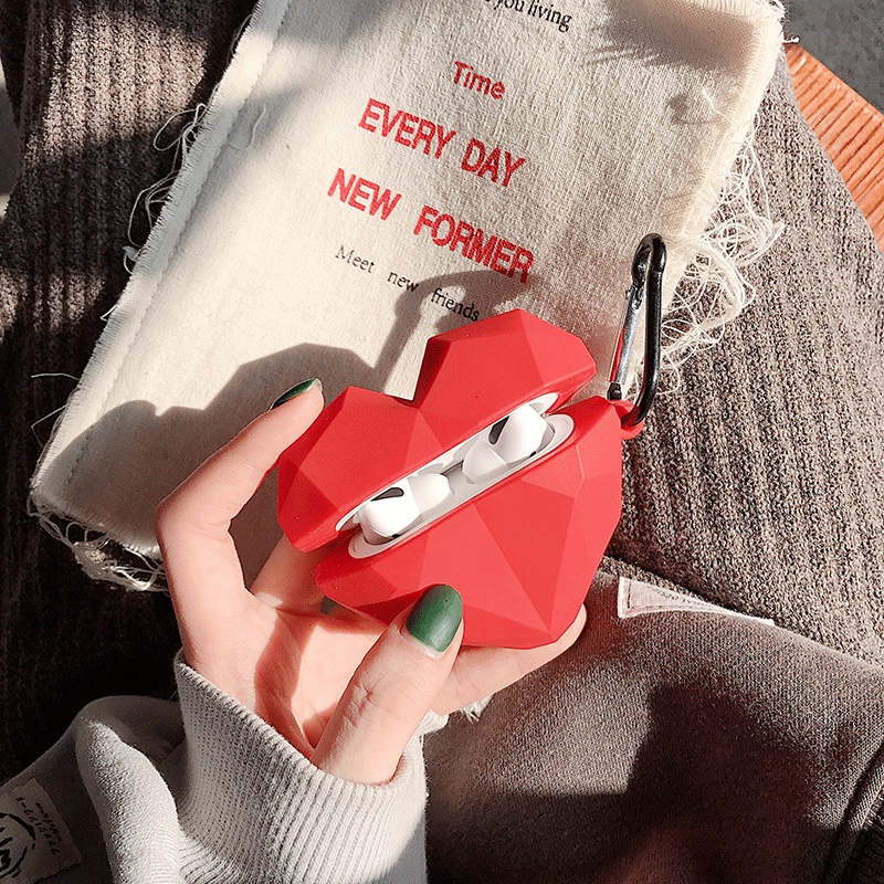 Vỏ Bảo Vệ Hộp Sạc Tai Nghe compatible AirPods Pro 3 3rd/20 2018 Chuyên Dụng Ốp