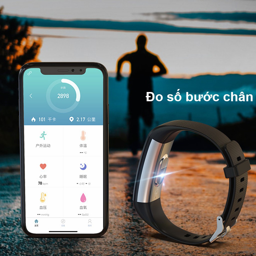 Đồng Hồ Nam Nữ Thông Mình S5 Plus Tích Hợp Đo Nhịp Tim, Bước Chân Chuẩn Xác Chống Nước IP68