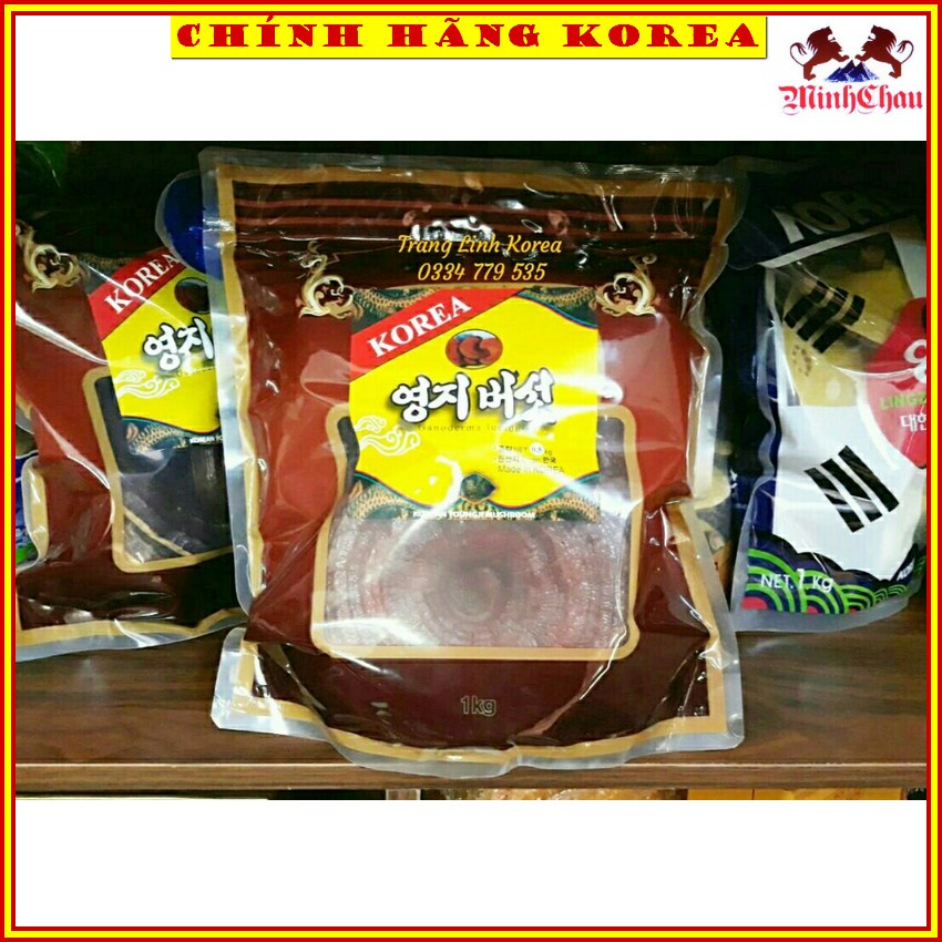 Nấm Linh Chi Hàn Quốc Túi Nâu 1kg, minhchau