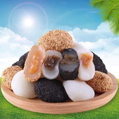 Bánh mochi tròn đài loan mix 4 vị hai cô gái siêu ngon