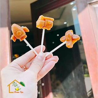 Kẹo mút siro ho và trái cây
