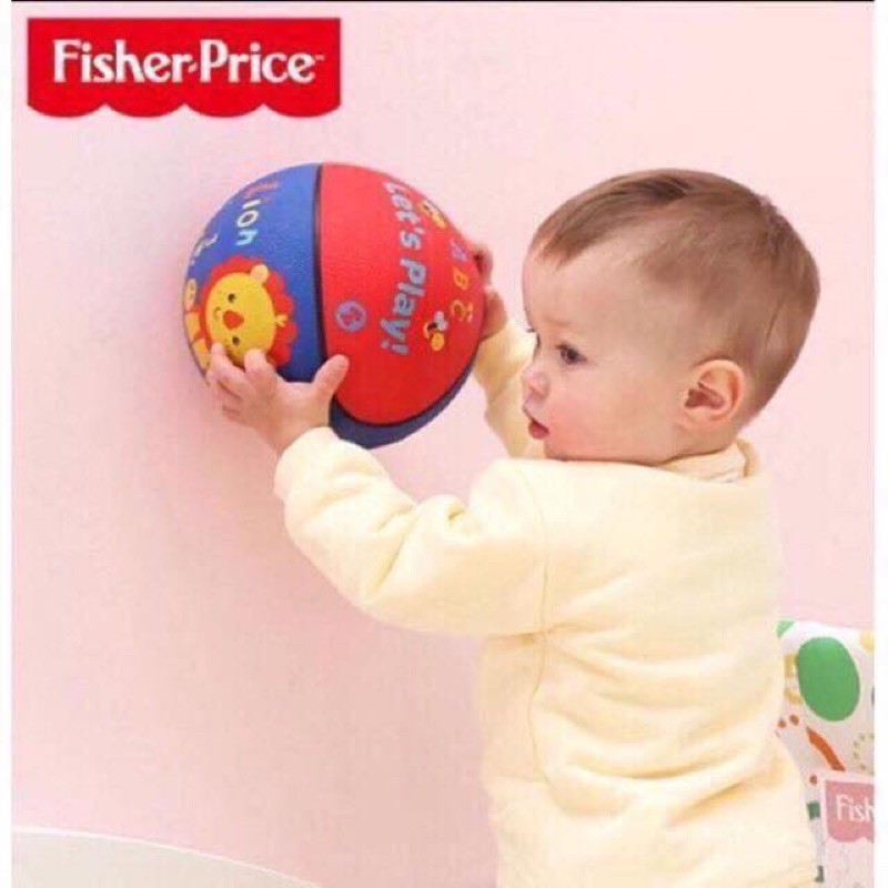 Kids_mart:Bóng nhám Fisher price bền, đẹp, cho bé vận động