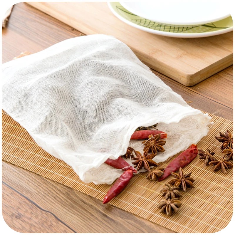 Túi Lưới Lọc Trà / Súp Đa Năng Có Dây Rút Tiện Dụng