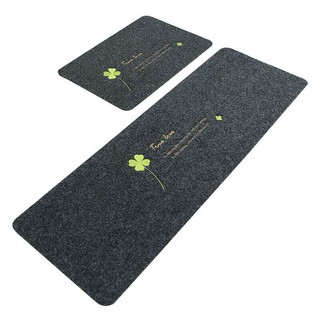 Combo 2 Thảm sợi nhựa rối  In 40 x 60cm & 40 x 120cm