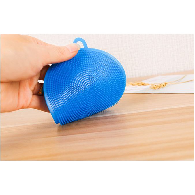 Miếng silicone rửa chén đa năng siêu sạch có móc treo KNSTORE