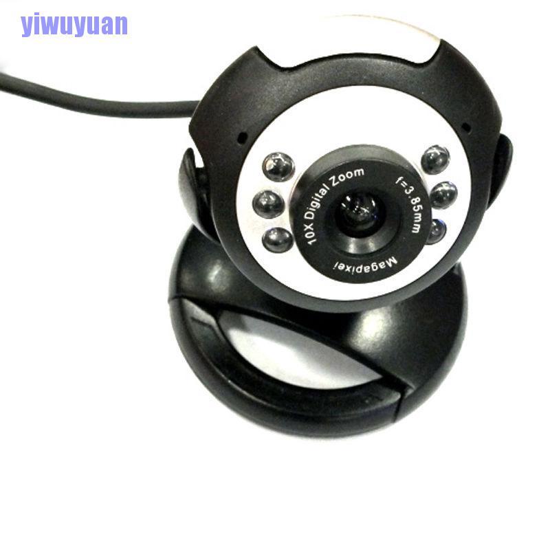 Webcam 6 Bóng Led Hd Usb 2.0 50.0m Kèm Mic Cho Máy Tính | BigBuy360 - bigbuy360.vn