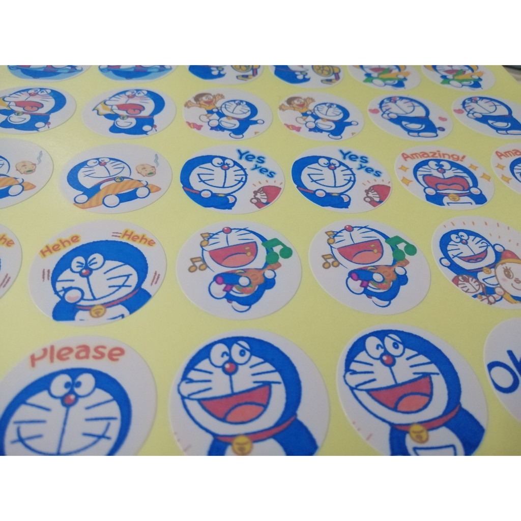 30 HÌNH DÁN Sticker Doraemon - mã 1402