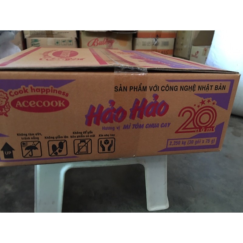 Thùng 30 gói mì tôm hảo hảo chua cay 75g. | BigBuy360 - bigbuy360.vn