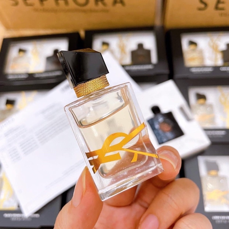 Set nước hoa mini Ysl Black Opium & Libre Eau De Pafum Duo 7,5ml