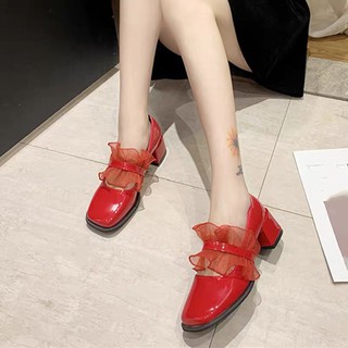 2021 Giầy Marry Jane quai bèo tiểu thư