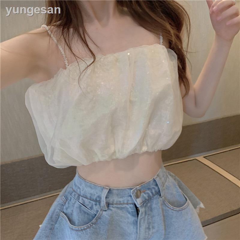 Plus Quần Short Denim Lưng Cao Ống Rộng Phối Ren Có Size Lớn 2021