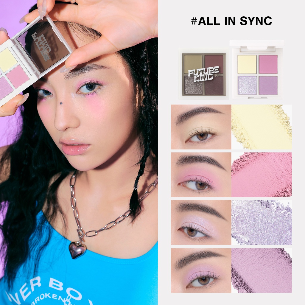 Bảng Phấn Mắt 3CE Cỡ Nhỏ 3CE Mini Multi Eye Color Palette (Future Kind)  3.2g | Official Store 4 Shades Eye Make up Cosmetic - Trang điểm mắt |  innisfreez.com